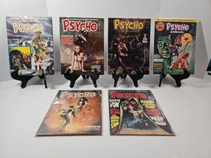 PSYCHO #8,10,13 + Anual + 2 (6) Revista Horror SKYWALD 1971-73 Lote 1043 - Imagen 1 de 24