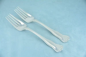 2 Tiffany Provence Sterlingsilber 7-1/4" Tafelgabel ohne Monogramm - Bild 1 von 7