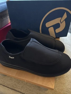 Propet Zapatos Mujer 9.5 D(W) Cush N Pie Diabético Comodidad Negro Fácil de Encargar NUEVO Foto 1 de 4