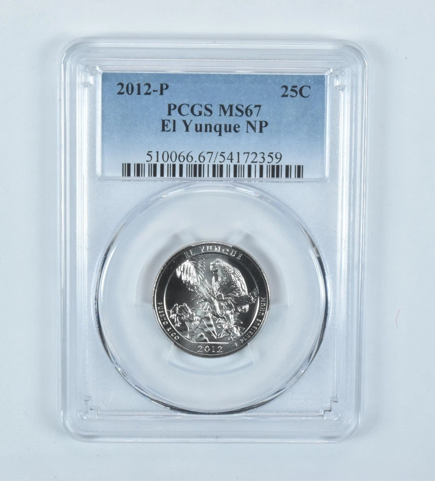 2012-P Washington Quarter ATB El Yunque MS67 PCGS *1286 - Image 1 of 4