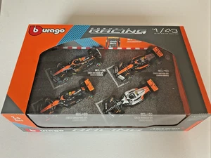 Burago f1 1:43 Mclaren F1 Lando Norris Highlights 4PC Set - Picture 1 of 2