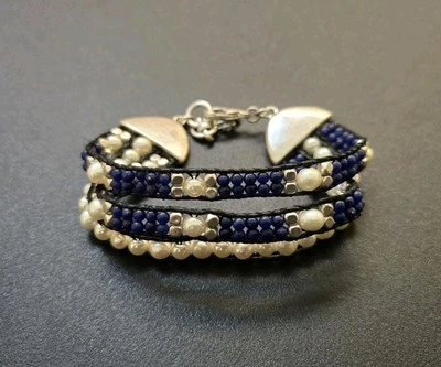 Pulsera de perlas bohemias de agua dulce marca Lucky Foto 1 de 4