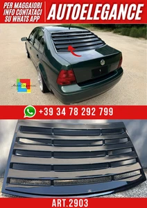 ART.2903 LOUVER DE VIDRIO TRASERO NEGRO BRILLANTE Volkswagen Bora - Imagen 1 de 5