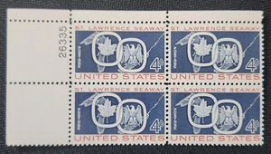 US Scott 1131 - St Lawrence Seaway - MNH - 1959 Issue - Plate Block of 4 - Picture 1 of 1