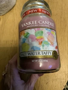 Salt Water Taffy Deerfield Yankee Candle LARGE 22 oz.  VHTF - Picture 1 of 7