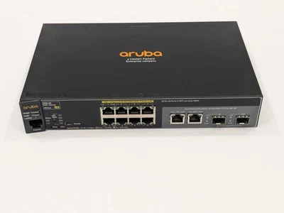 HPE Aruba 2530F 8G PoE+ 2SFP (J9774A) 8 Port Layer 2 Managed Switch - No Adapter - Image 1 of 4