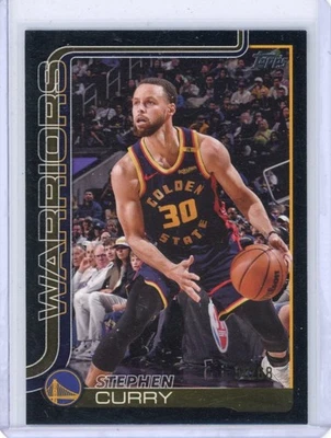 Stephen Steph Curry 2025-26 Topps Negro/68 #135 Golden State Warriors Foto 1 de 2