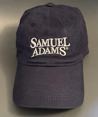 Samuel Adams Boston Beer Adjustable Hat, Navy Blue, New Without Tags, Not Worn - Image 1 of 4