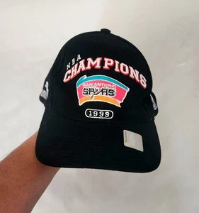 Vintage 1999 San Antonio Spurs NBA Champions Puma Strapback Hat 90s Vintage Rare OS - Bild 1 von 9