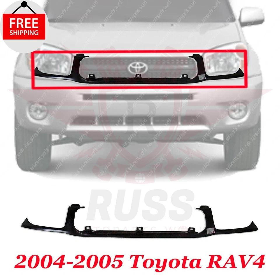 New Front Lower Bumper Filler Painted Black Fits 2004-2005 Toyota RAV4 TO1087113 Foto 1 de 4