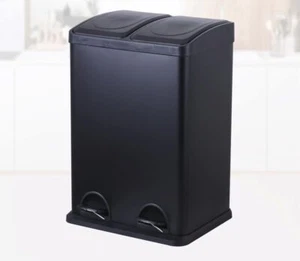 STARNINE 40L Compartment Recycling Bin Kitchen Pedal Dust Bin Removable Compar - Picture 1 of 12