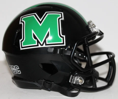 2022 Marshall Thundering Herd Custom Riddell Mini Helmet vs ODU Cover