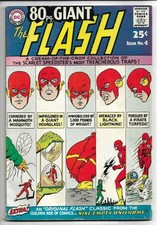80 Pg Page Giant #4  FLASH,  1964, DC 7.0 FN/VF Rare Find in this Condition