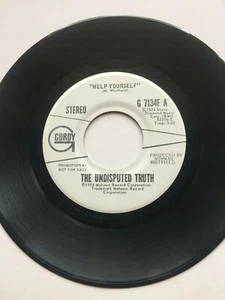 UNDISPUTED TRUTH Help Yourself Stereo Mono Rare Motown GORDY G-7143F DJ - Picture 1 of 2