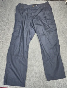 5 11 Tactical Hose Herren 42x31 blau Ripstop Cargotaschen Outdoor Workwear 5.11 - Bild 1 von 7