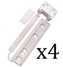 4 x Universal Integrated Fridge Freezer Door Mounting Bracket Fixing Slide Kit