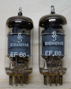 Pair: SIEMENS EF86 | GUT ✅ | NOS | Röhre Tube Valve ( 6267 )  very rare !! - Bild 1 von 11