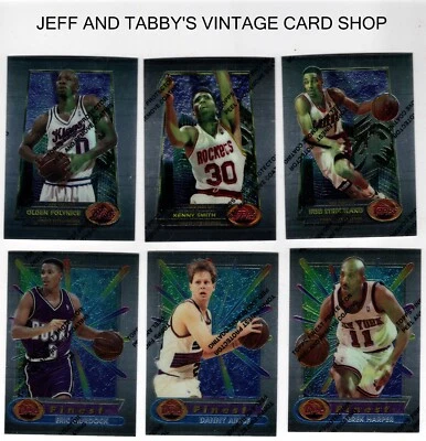 1994-95 Topps Finest Basketball Cards / SEE DROP DOWN MENU 4 card U will receive - Image 1 of 4