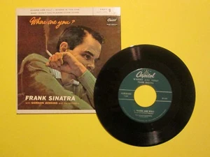 Frank Sinatra Where Are You Part 1 3 Tracks Capitol EAP-1-855 EX 45 - Picture 1 of 2