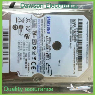 Samsung 160GB 160 GB HM160HC 5400rpm IDE 2.5" PATA HDD For Laptop Hard Drive - Image 1 of 4