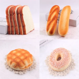 Artificial Bread Donut Fake Food Novelty Ornament Home Decoration Embellishment - Picture 1 of 34