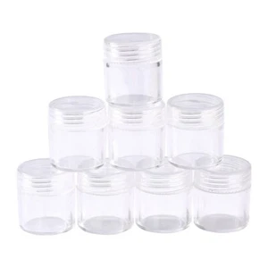 12 PIEZAS Contenedores de Cuentas de Plástico Caja Columna Transparente para Cuentas/Dijes 2,5 cm - Imagen 1 de 5