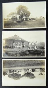 Unknown Military Camp possibly Africa RHODISIA 3 early 20th Century Photographs - Picture 1 of 12