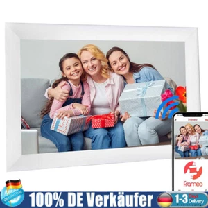 Digitaler Bilderrahmen 10,1 Zoll WLAN IPS Touchscreen Foto Rahmen APP-Fotoalbum - Bild 1 von 22