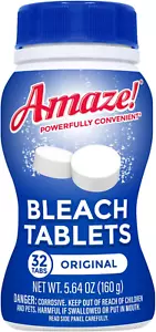 Ultra Concentrated Bleach Tablets - 32 Count, Original Scent, No Splash Cleaner - Picture 1 of 12