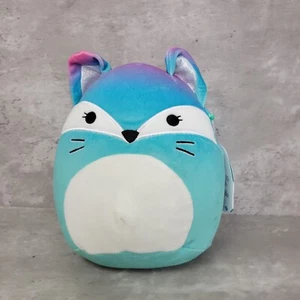 Squishmallow Vickie the Fox Pink Blue 8 " Plush Stuffed Animal Pillow - Picture 1 of 8