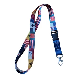 Colonial Williamsburg Don't Tread On Me Breakaway Release Detachable Lanyard - Picture 1 of 4