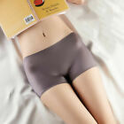 Women Sexy Faux Silk Panty Boxers Shorts Smooth Lingerie Brief Knicker Underwear