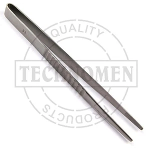 12.5 cm T.O.E TOE SERRATED NON TOOTHED DRESSING SURGERY FORCEPS TWEEZERS - Picture 1 of 5