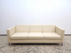 Walter Knoll Foster 500 designer sofa leather sofa leather couch single piece #0237 - Picture 1 of 12