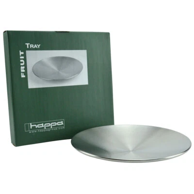 Happa Obstschale Obstkorb Edelstahl Schale Teller Deko-Schale doppelwandig - Bild 1 von 4