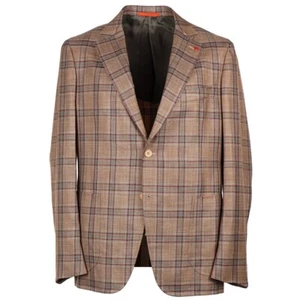 Isaia Slim-Fit 'Capri' Extrafine Wool-Silk-Linen Sport Coat 44R (Eu 54) NWT - Picture 1 of 10