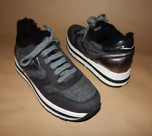 Voile Blanche Maran Shearling Plateau Sneaker, sehr guter Zustand, 9 US / 39 E - Bild 1 von 11