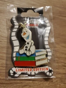 DSF DSSH Hollywood Soda Fountain Disneyland Disney Pin Books Frozen Olaf LE - Picture 1 of 2