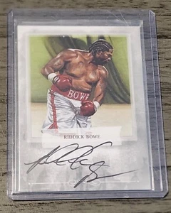 Riddick Bowe autograph card - Picture 1 of 1