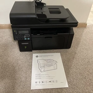 **HP LaserJet M1212nf MFP Laser Printer Black Great Condition!** - Picture 1 of 5