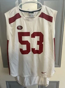 Nike NaVorro Bowman San Francisco 49ers Sleeveless Jersey Sz Medium - Picture 1 of 10