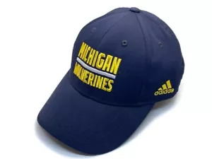Michigan Wolverines Adidas Baseball Cap Hat - One Size fits Most - Youth - NWOT - Picture 1 of 8