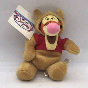 The Disney Store Tigger as Pooh 8" Mini Bean Bag Plush Winnie the Pooh NWT - Picture 1 of 16