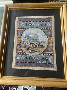 Native American Design Finished Counted Cross Stitch - Picture 1 of 9