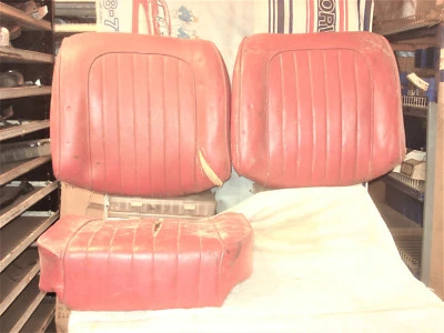 Seat Back & Bottom, LH Bottom & Back, & RH Back Only, Originals.  59-60 Corvette - Image 1 of 4