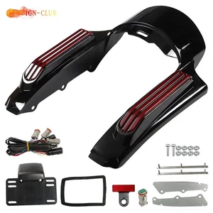 Rear Fender Fascia For Road King Glide FLHTK Touring 2014-2022  Red LED Light - Picture 1 of 12