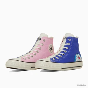 Converse ALL STAR AGED FP HI DORAEMON 31315000210 Blue White Pink US3-11.5 - Picture 1 of 13