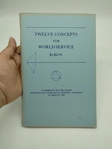 The A.A. Twelve Concepts For World Service Vintage 1962 von Bill W. - Bild 1 von 10