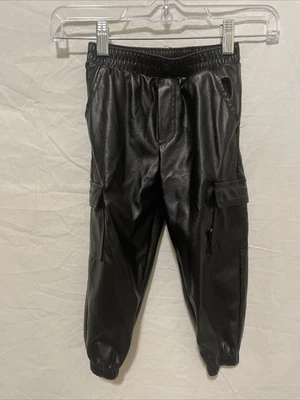 Juicy Couture Faux Leather Joggers 3T - Image 1 of 4