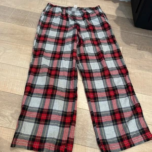 PANTALONES DE PIJAMA A CUADROS ROJOS GRANDES VICTORIA SECRET - Imagen 1 de 8